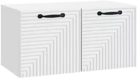 TV staliukas Sieninė TV spintelė Balta 59,5 x 31 x 30 cm Apdirbta mediena