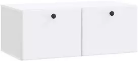 TV staliukas Sieninė TV spintelė 78,5 x 41 x 30 cm Balta Apdirbta mediena