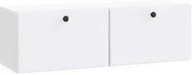 TV staliukas Sieninė TV spintelė 98 x 31 x 30 cm Balta Apdirbta mediena
