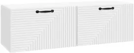 TV staliukas Sieninė TV spintelė Balta 98 x 31 x 30 cm Apdirbta mediena
