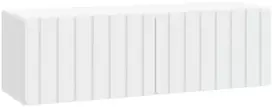 TV staliukas Sieninė TV spintelė 98 x 31 x 30 cm Balta Apdirbta mediena