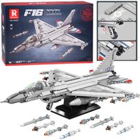 Reobrix F16 naikintojas lėktuvų statybos blokeliai 1337ele A5801