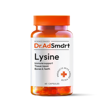LYSINE Lizinas, 60 kapsulių