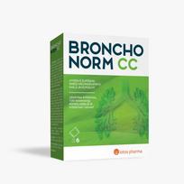 BRONCHONORM CC Kvėpavimo takams su N-acetilcisteinu, 6 paketėliai