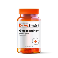 GLUCOSAMINE+ Gliukozaminas, 60 kapsulių