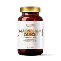 MAGNESIUM QUICK ABSORBTION Magnio bisglicinatas, 90 kapsulių