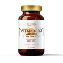 VITAMIN D3 Liposominis Vitaminas D3 4000TV, 90 kapsulių