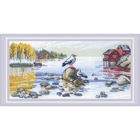 By the Lake. Siuvinėjimo rinkinys iš RIOLIS Nr.: 2328