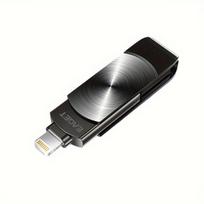 USB laikmena USB atmintinė su Lightning jungtimi,  Juoda