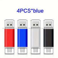 USB laikmena 4vnt USB atminties laikmena OTG,  Mėlyna
