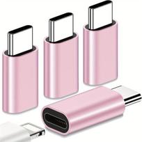 4 vnt. adapterių rinkinys iPhone USB-C,  Rose Golden