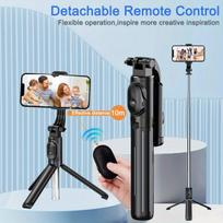 Asmenukių lazda ("Selfie sticks") Selfi lazda trikojis su nuotolinio valdymo pultu