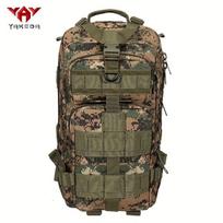 Taktinė kamufliažinė kuprinė žygiams, stovyklavimui 26L,  Jungle Digital