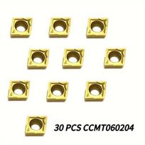 CNC tekinimo staklių plokštelės CCMT060204, kietlydinio, 30 vnt