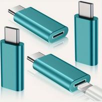 4 vnt. adapterių rinkinys iPhone USB-C,  Mėlyna