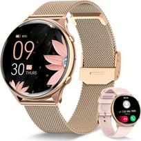 Išmanusis laikrodis Moteriškas išmanusis laikrodis su skambučiais,  Rose Golden