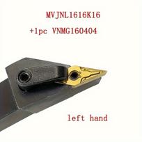 Plieninis mechaninių įrankių rinkinys, 1PCMVJNL1616K16+5PCS VNMG1604