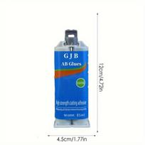 AB metalo remonto klijai GJB 85ml, stiprūs, atsparūs karščiui