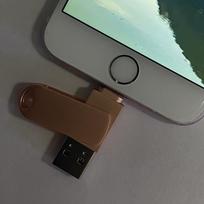 USB laikmena USB atmintinė iPhone iPad įrenginiams,  Rožinis