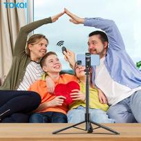 Asmenukių lazda ("Selfie sticks") Aliumininė selfie lazda su trikoju
