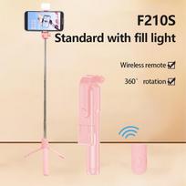 Asmenukių lazda ("Selfie sticks") Kompaktiškas Trikojis Selfie Lazda su Šviesa, Rožinis