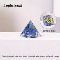 Natūralių kristalų piramidžių dekoratyvinis rinkinys,  Lapis Lazuli