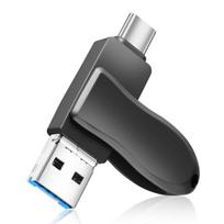 USB laikmena Nuotraukų USB-C ir USB-A atmintukas,  Juoda