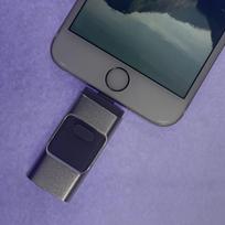 USB laikmena USB atmintinė įvairiems įrenginiams,  Sidabrinis