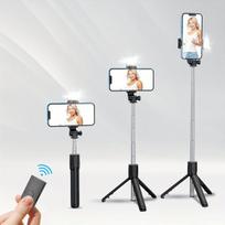 Stovas Universalus telefono trikojis su šviesa,  Baltas