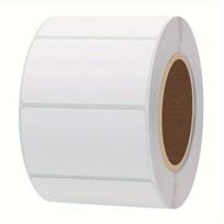 Baltos terminės etiketės spausdintuvams, 50×20mm (2×0,8) - 1000vnt