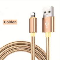Greito įkrovimo USB laidas,  Auksinės spalvos