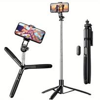 Asmenukių lazda ("Selfie sticks") Nešiojamas selfie stovas su pulteliu