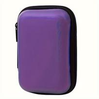 Kelioninis mini ausinių maišelis,  Violetinė