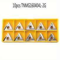 CNC tekinimo staklių plokštelės TNMG160404R-2G, 10 vnt., 10vnt TNMG160404L-2G