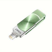 USB laikmena 64GB USB 3.2 dviguba atmintinė,  Žalias