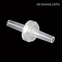 Plastikinis atbulinis vožtuvas vandens, dujų, skysčių sistemoms, 5 mm