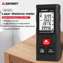 Nešiojamas lazerinis atstumo matuoklis, 131 pėda / 40 m