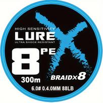 Pintas žvejybos valas Lure PE Braid x8, 300m, 0.4mm, 8BRAID*300M*0,40mm
