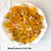Natūrali geltona agato skalda, Geltonasis agatas - 230 g (0,5 LB)