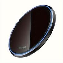 Belaidis 15W įkroviklis iPhone Samsung,  Juoda
