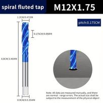 Spiralinis sriegiklis M2-M8 nerūdijančiam plienui, M12