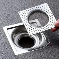 Nerūdijančio plieno grindų sifono dangtelis su tinkleliu