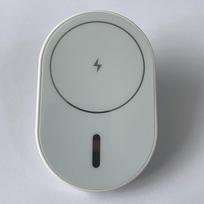 Telefono laikiklis Magnetinis belaidis automobilinis įkroviklis, Baltas