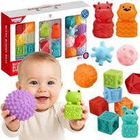 WOOPIE BABY Sensoriniai Kamuščiukai Skaičiavimo Mokymasis 20 vnt.