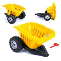 WOOPIE ACTIVE TRAILER Geltona priekaba traktorinukui iki 35 kg