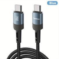 240W USB-C greito įkrovimo laidas, Mėlyna