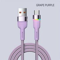 USB-C greito krovimo laidas iPhone 15,  Violetinė