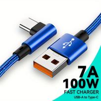 USB C greito įkrovimo laidas, Mėlyna