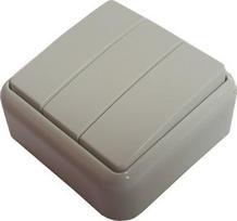 3 gang one way switch IP20 cream 210035500 | 4750545211824