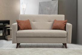 Sofa-lova Polya, smėlio spalvos